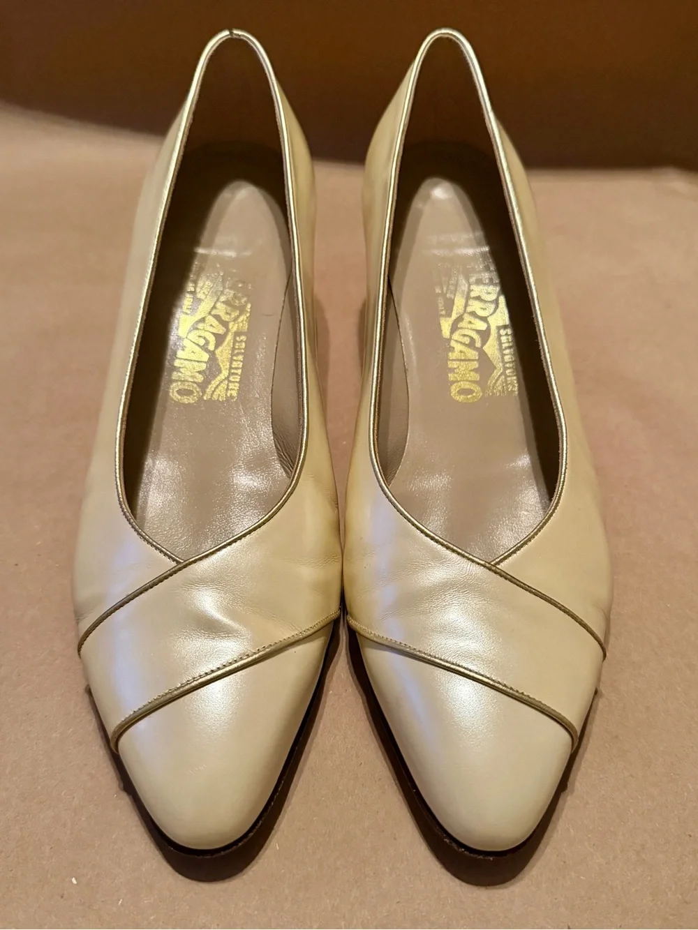Vintage Salvatore Ferragamo Heels - Bridal sz 9